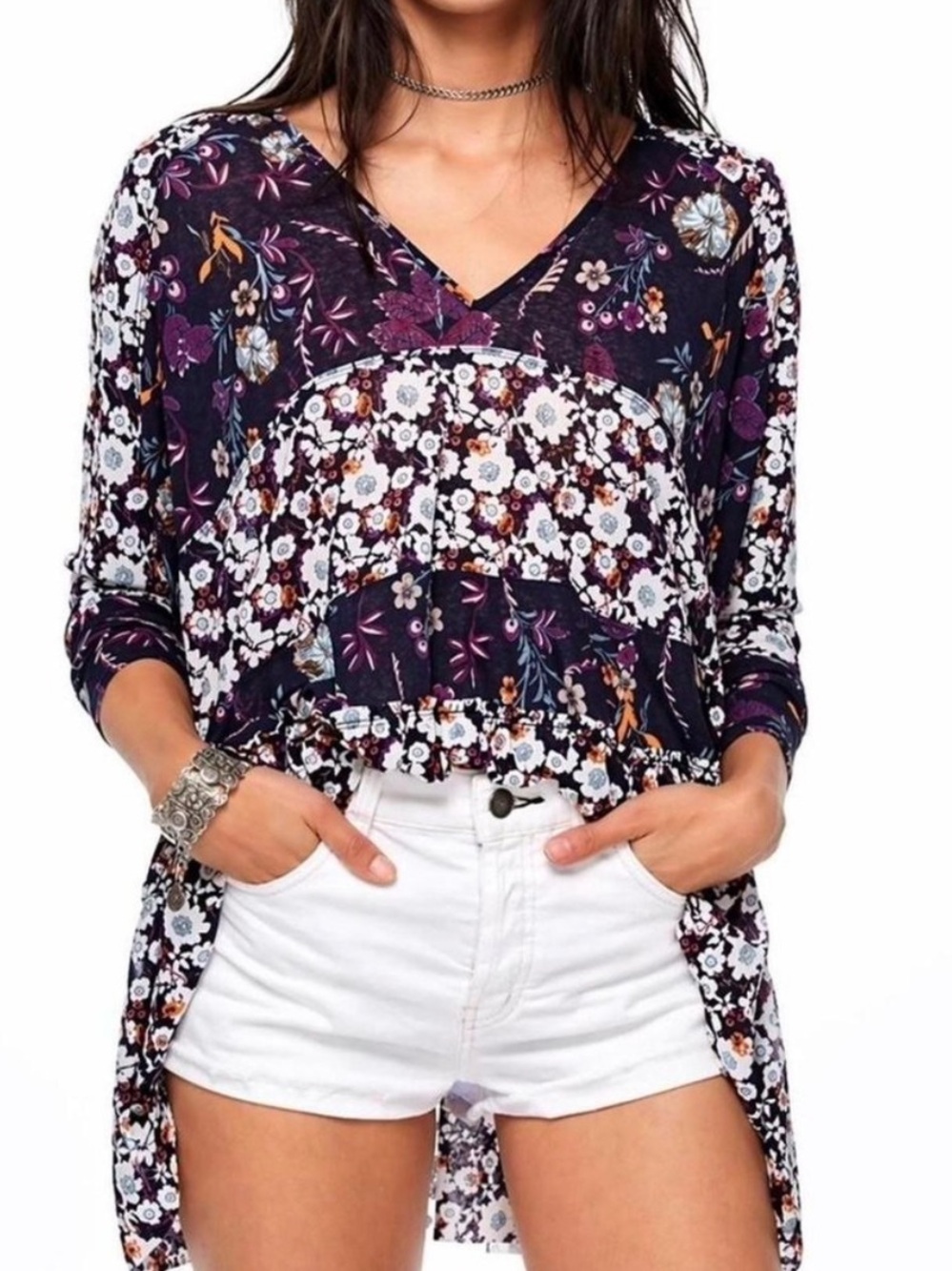 Free People Isabel Tiered Tunic - Picture 1 of 5